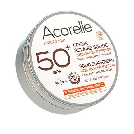 Fast solkräm SPF 50+ Acorelle 30 g