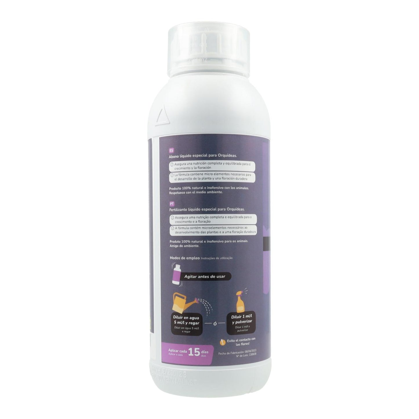 Liquid Orchid Fertilizer Planeta Huerto 1 l