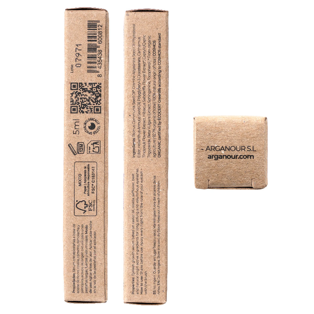 Serum Growth für längeres Wimpernwachstum, Arganour, 5 ml