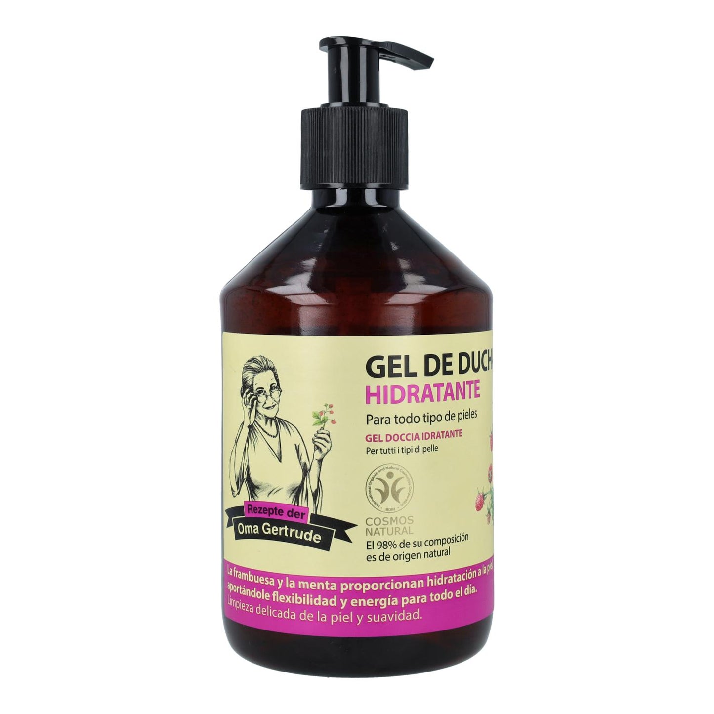 Pack 2x Gel ducha hidratante todo tipo de pieles Oma Gertrude 500 ml