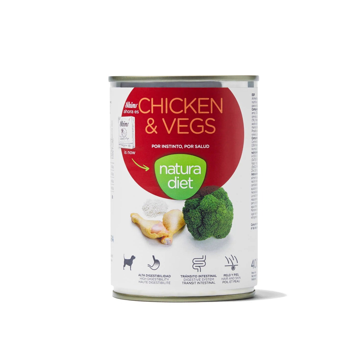 Natura Diet Dog Chicken & Vegs Mokra karma dla psów 400 g