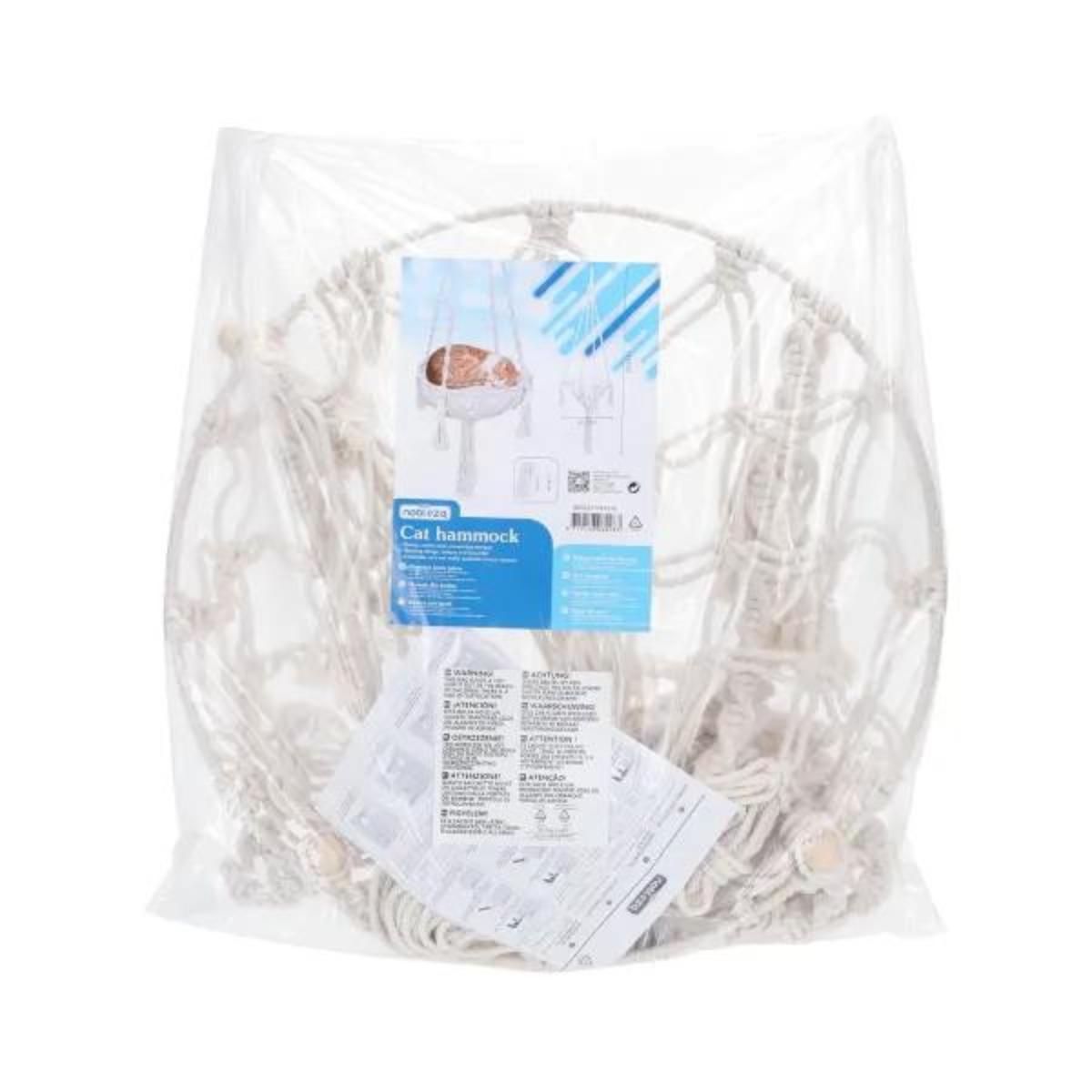 Hamac en coton pour chats Nobleza