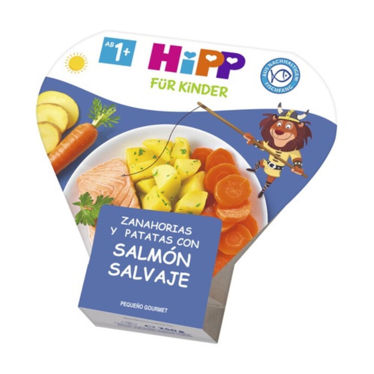 Aardappelen met wilde zalm en wortelen voor kinderen Bio HIPP 250 g
