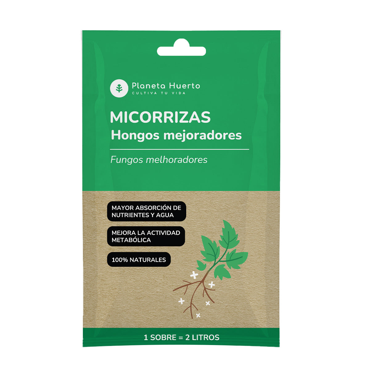 Mykorrhiza Planeta Huerto påse för 2 l
