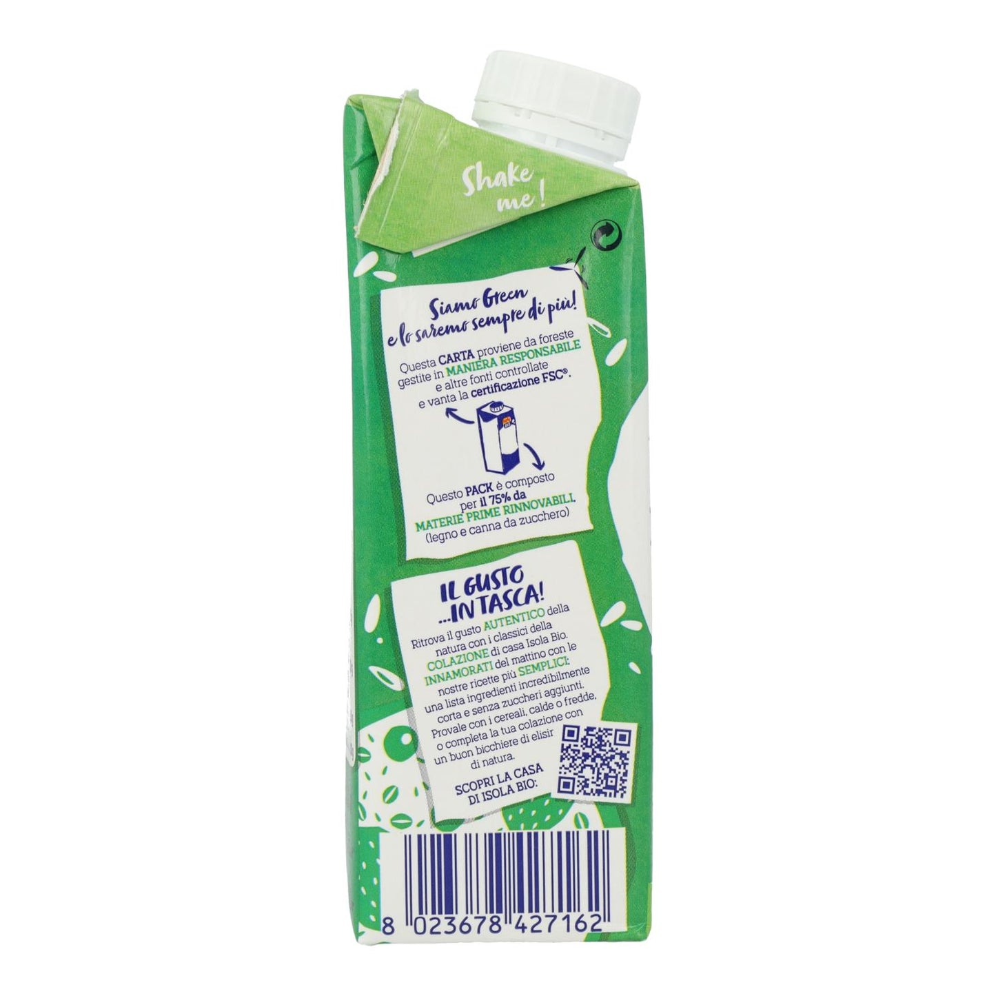 Boisson au riz et aux noisettes BIO Isola Bio 250 ml