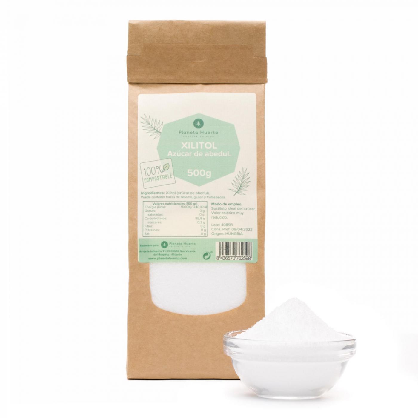 Sucre de bouleau au xylitol Planeta Huerto 500 g