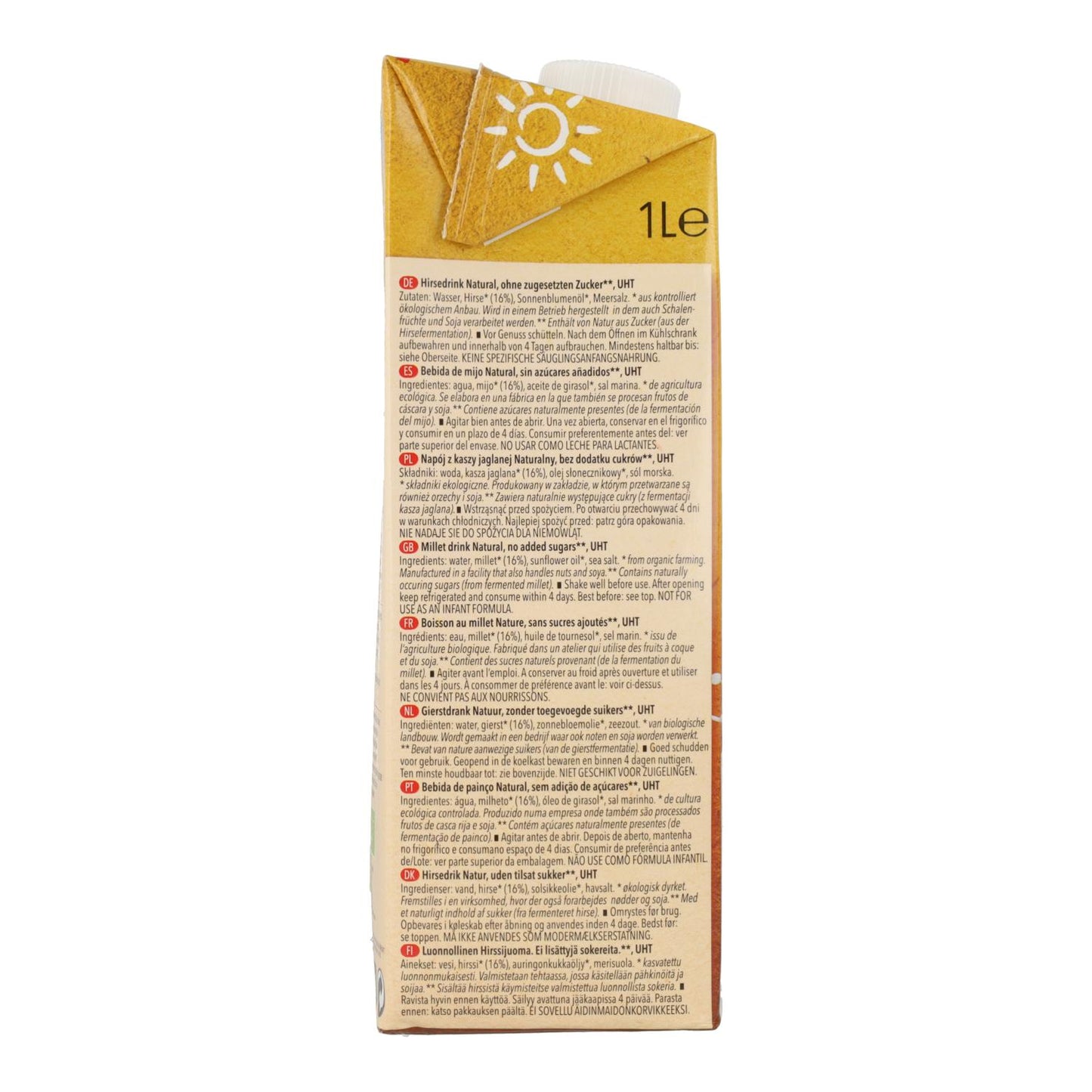 Natumi Organic Millet Drink 1L