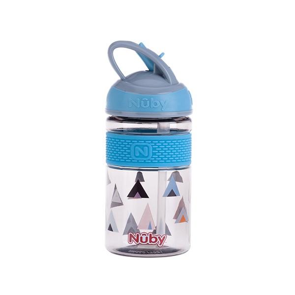 Beker met harde tuit 360 ml + 3a Nûby Blauw