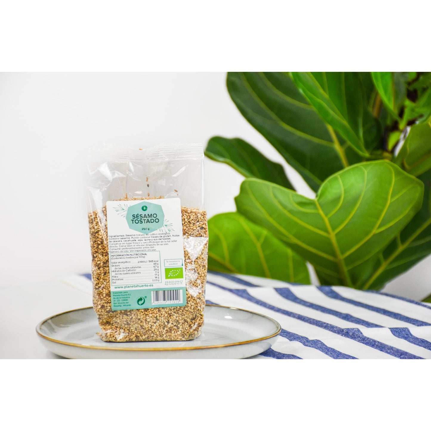 Geroosterde sesam ECO Planeta Huerto 250 g