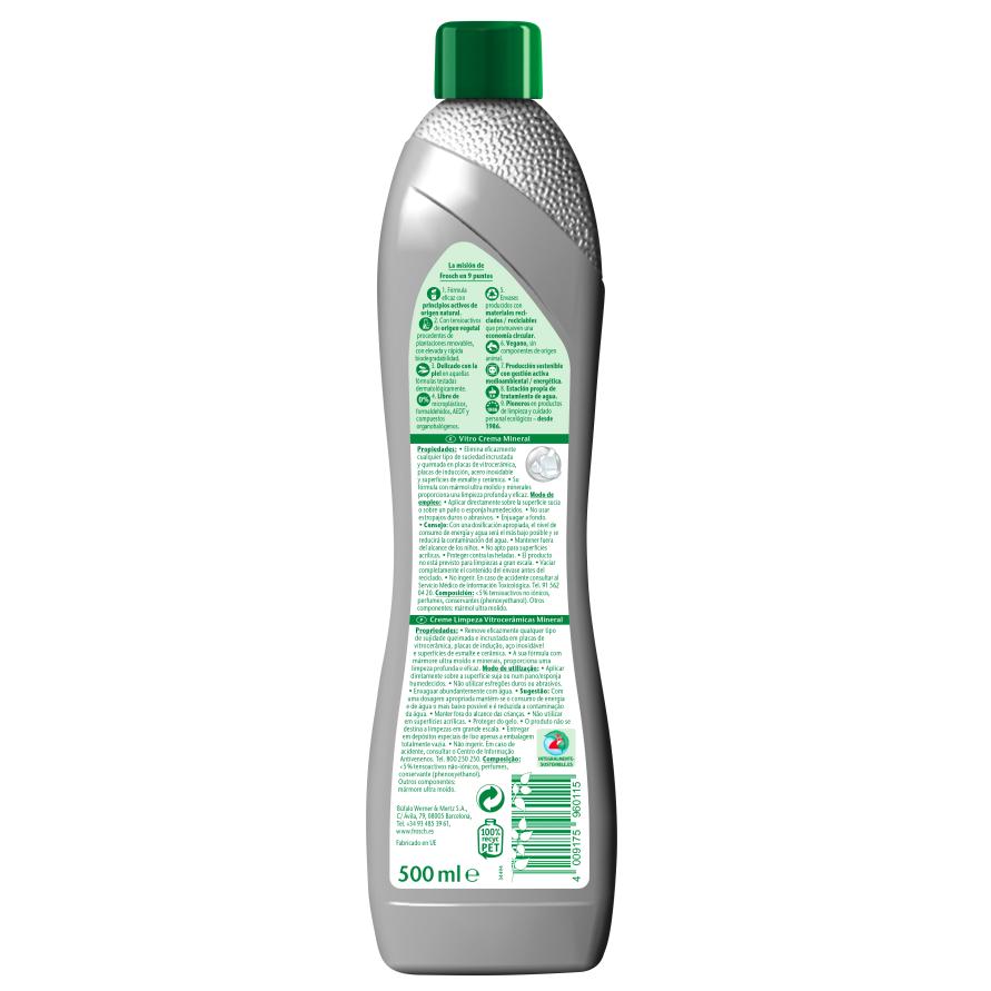 Pack of 10 Eco Frosch mineral-based glass cleaner 500 ml