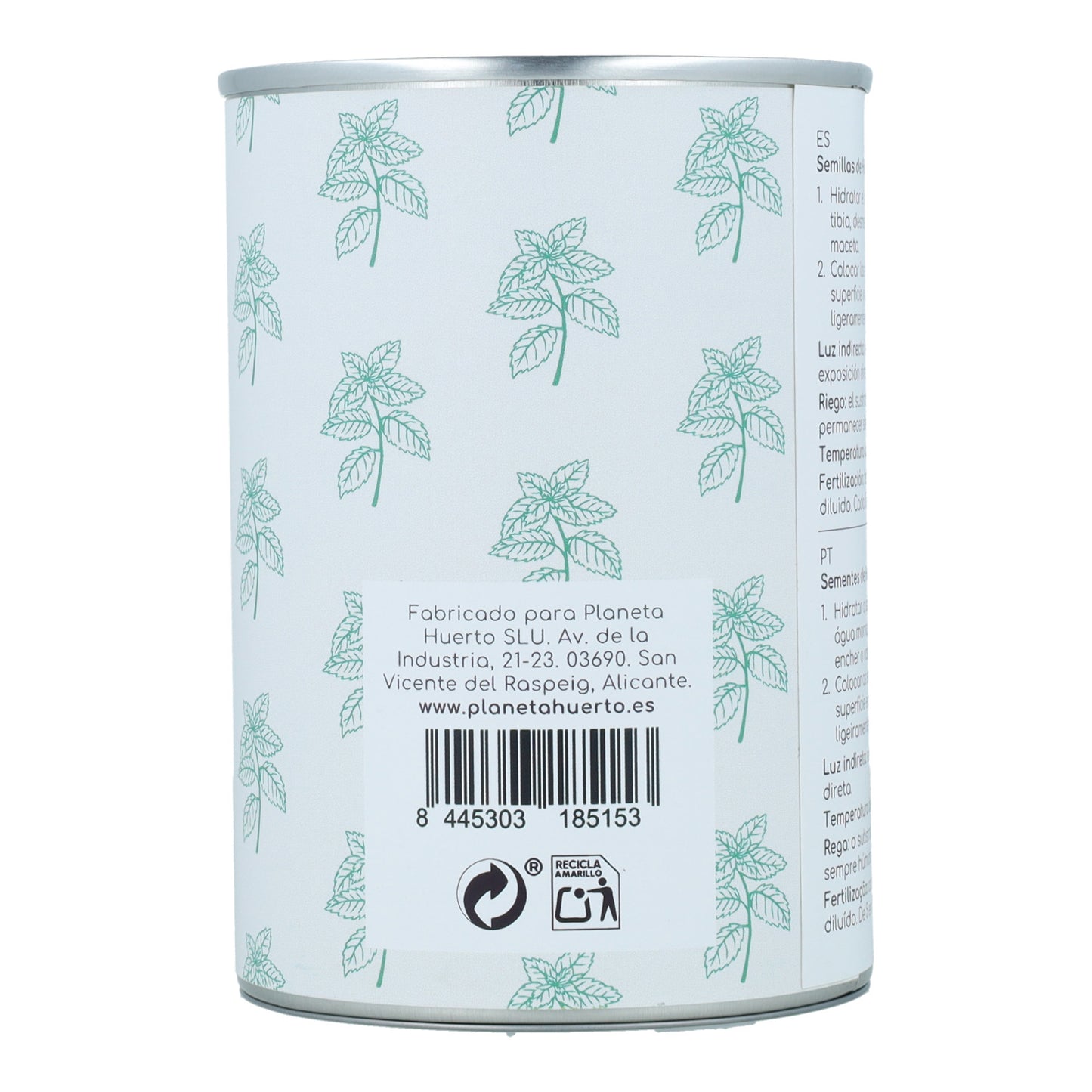 Kit per la coltivazione della menta aromatica Planeta Huerto