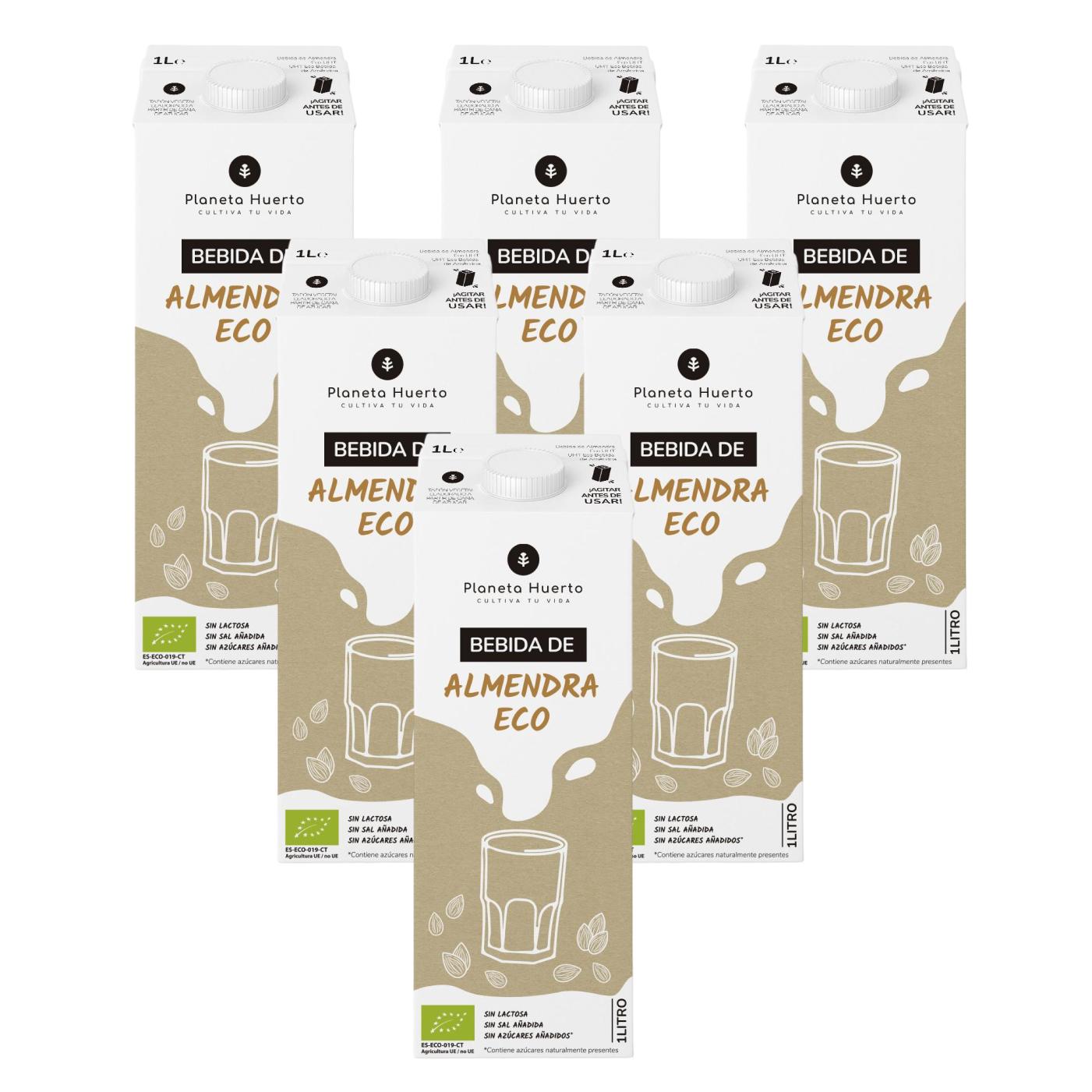 Pack 6x Planet Orchard Eco Almond Drink 1L