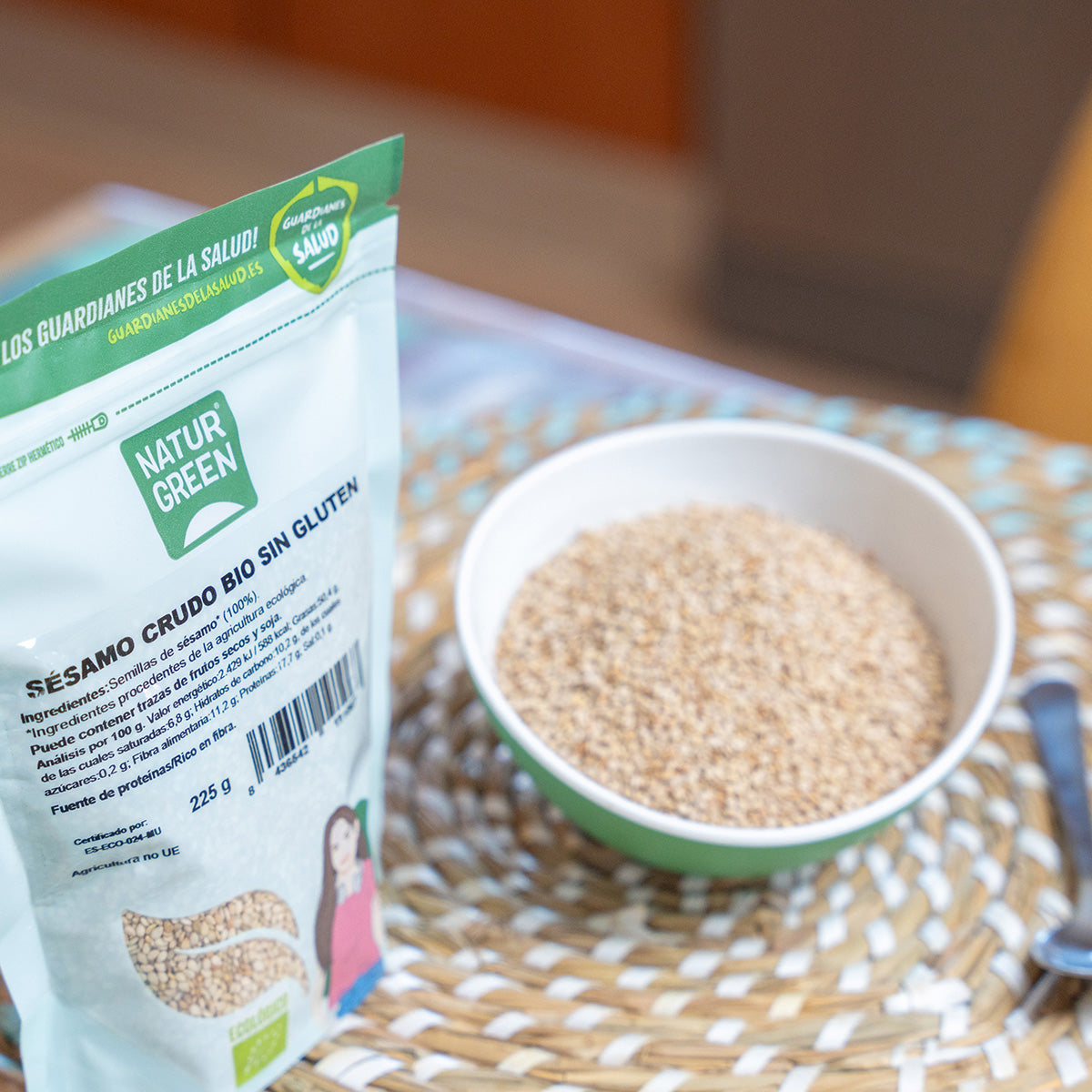 Roher Bio-Sesam Naturgreen 225 g