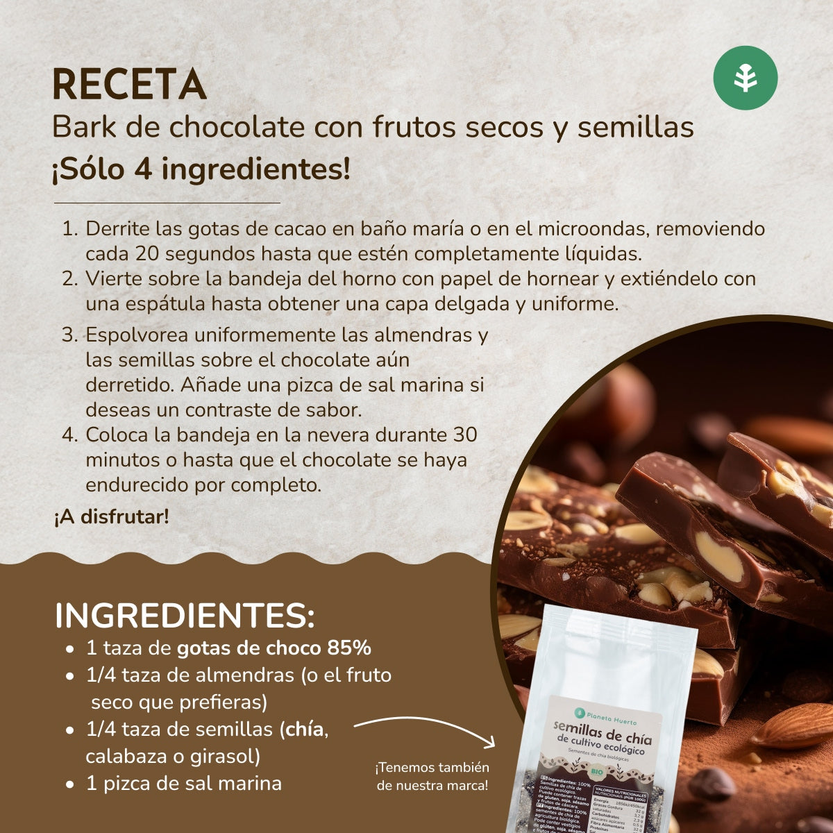 Chocolate Drops 85% cocoa ECO Planeta Huerto 200 g