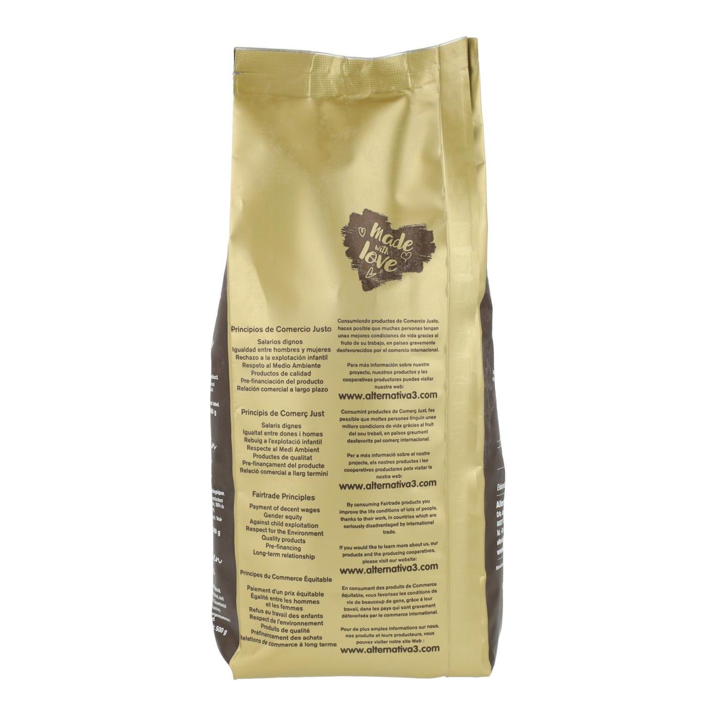 Kawa ekologiczna w ziarnach Forte Alternativa 500 g