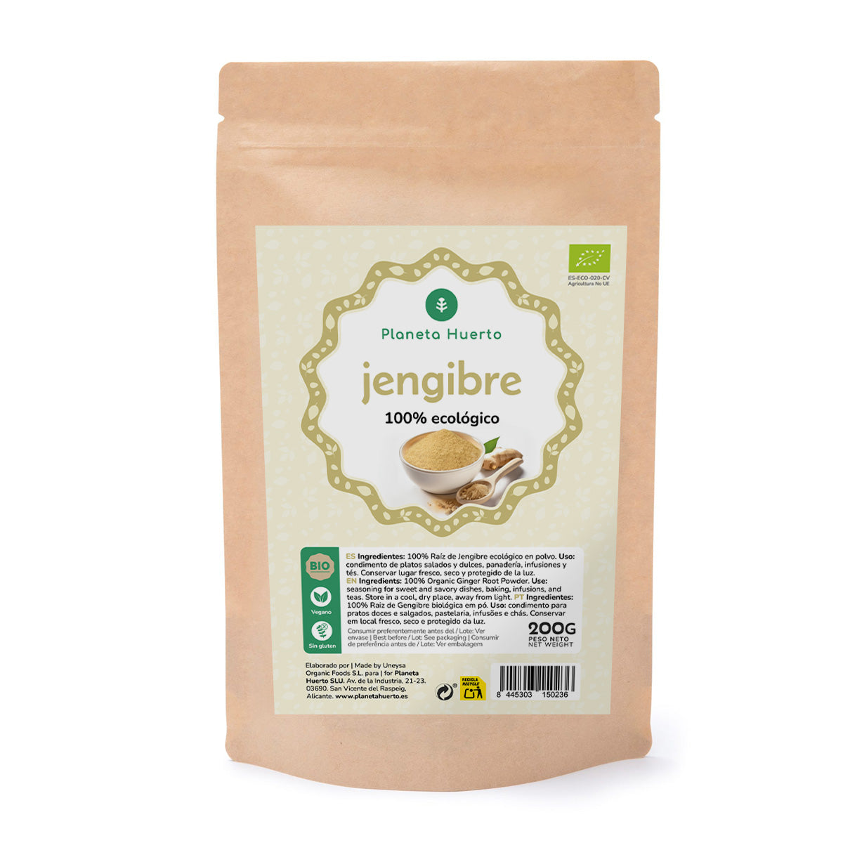 Ingwerpulver ECO Planeta Huerto