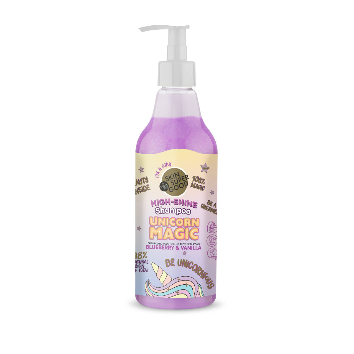 Shampooing pour cheveux brillants, Skin Super Good, 500 ml