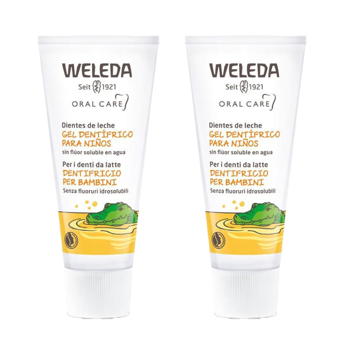 Pack 2x Dentifrice spécial enfants Weleda 50 ml