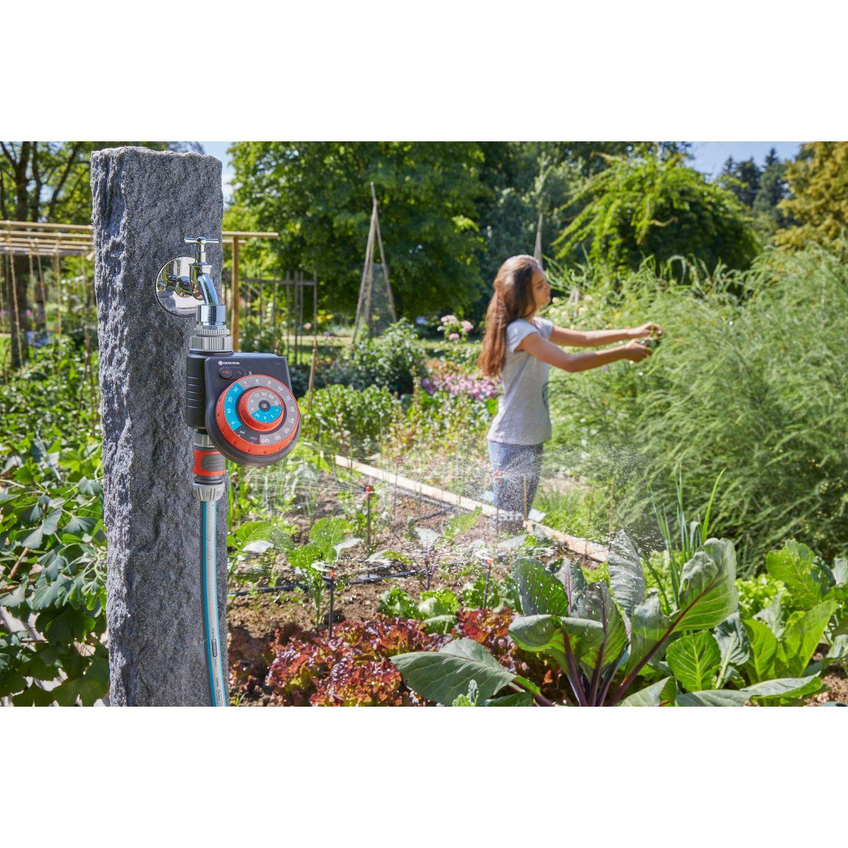 Programmeur d'arrosage easy plus Gardena 60 programmes