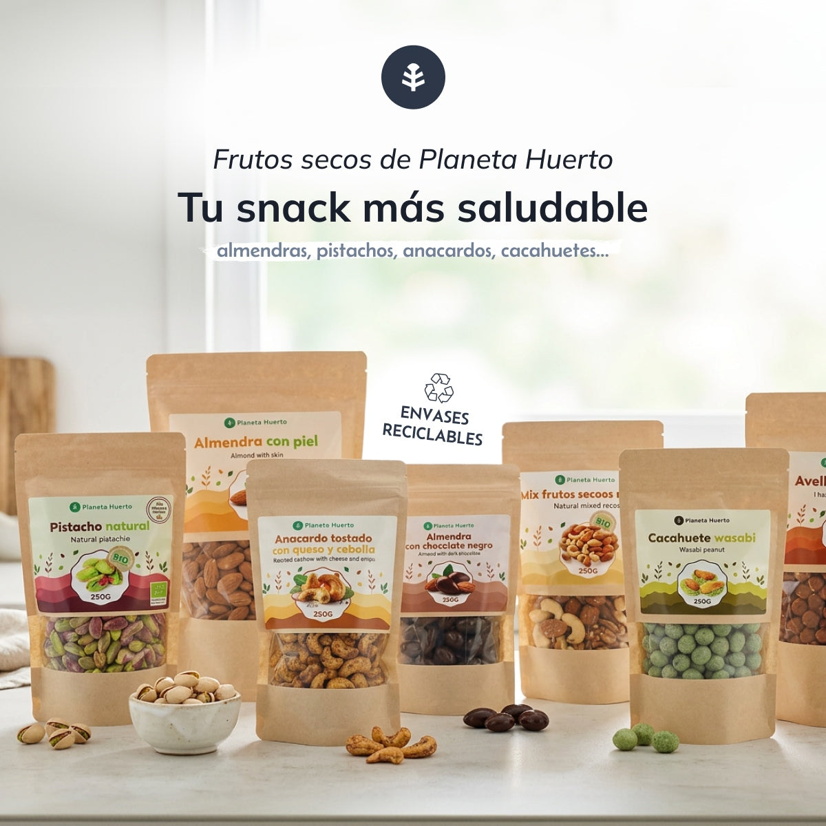 Pistaschkärna natur ECO Planeta Huerto 1 kg
