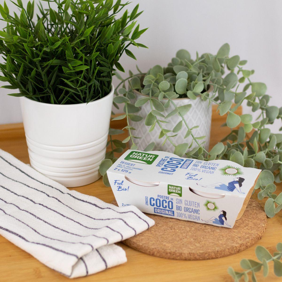 Dessert al cocco Nature Naturgreen, 2 x 125 g