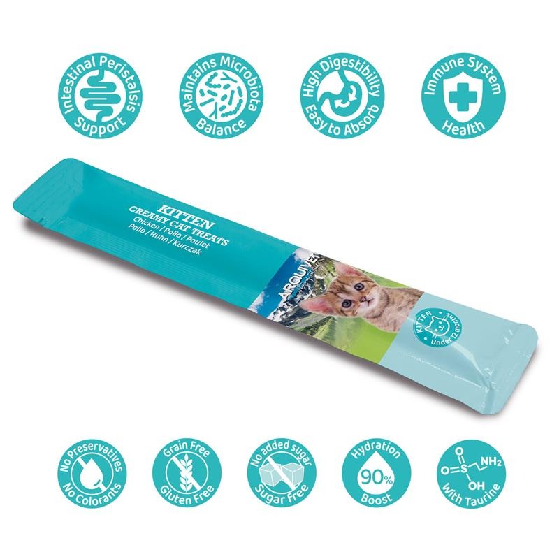 Creamy Cat Treats Cremiger Snack Kitten Huhn Arquivet 5x14 g