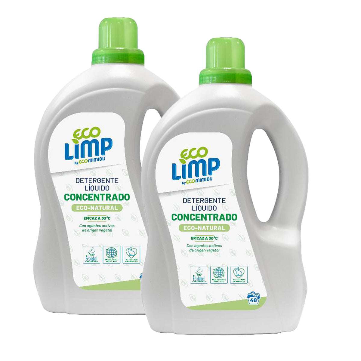 2er-Pack Flüssigwaschmittel Regular Mimidu ECO 48 Waschgänge