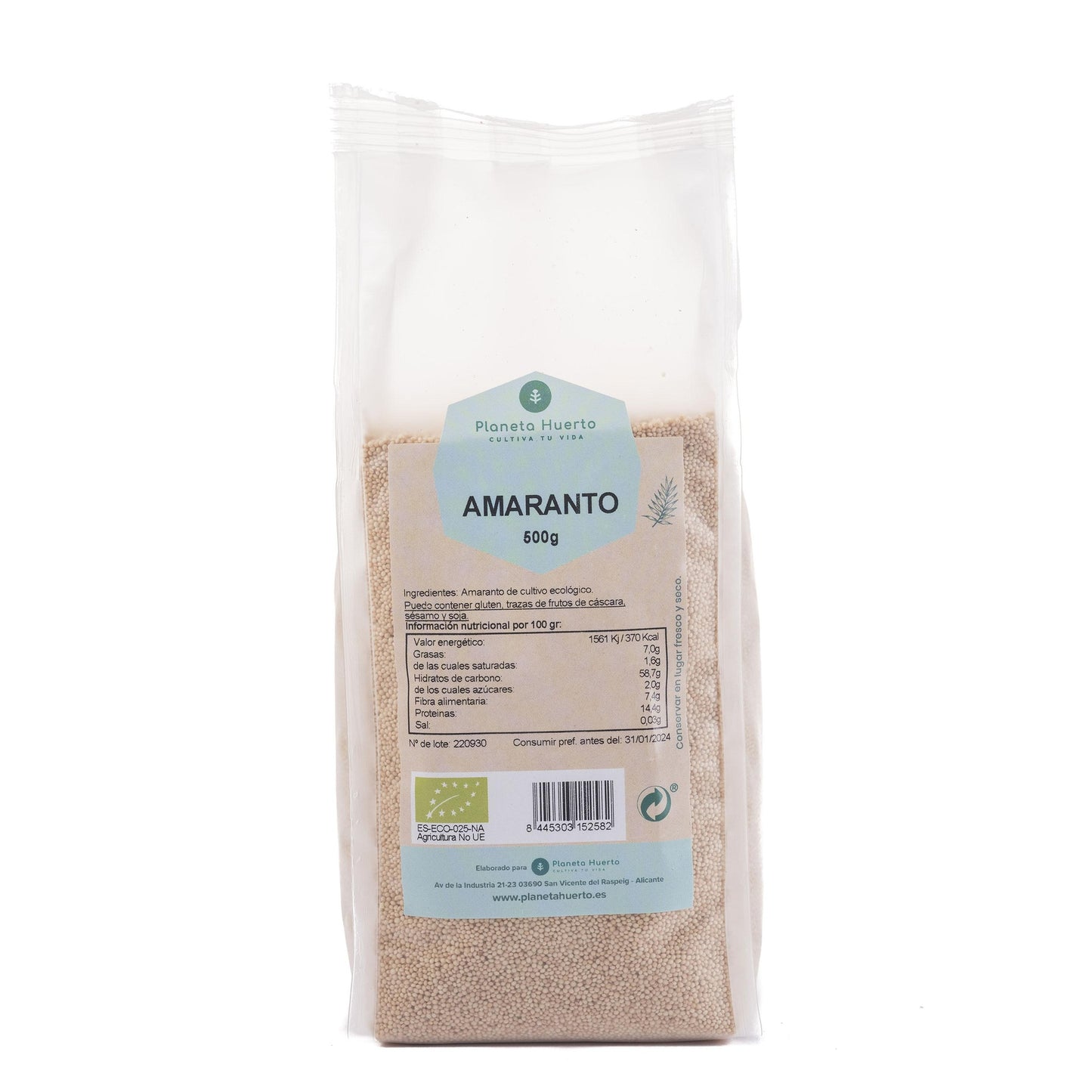 Amarantkorn ECO Planeta Huerto 500 g
