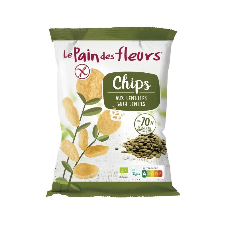 Le Pain des Fleurs gluten-free lentil crisps, 50 g