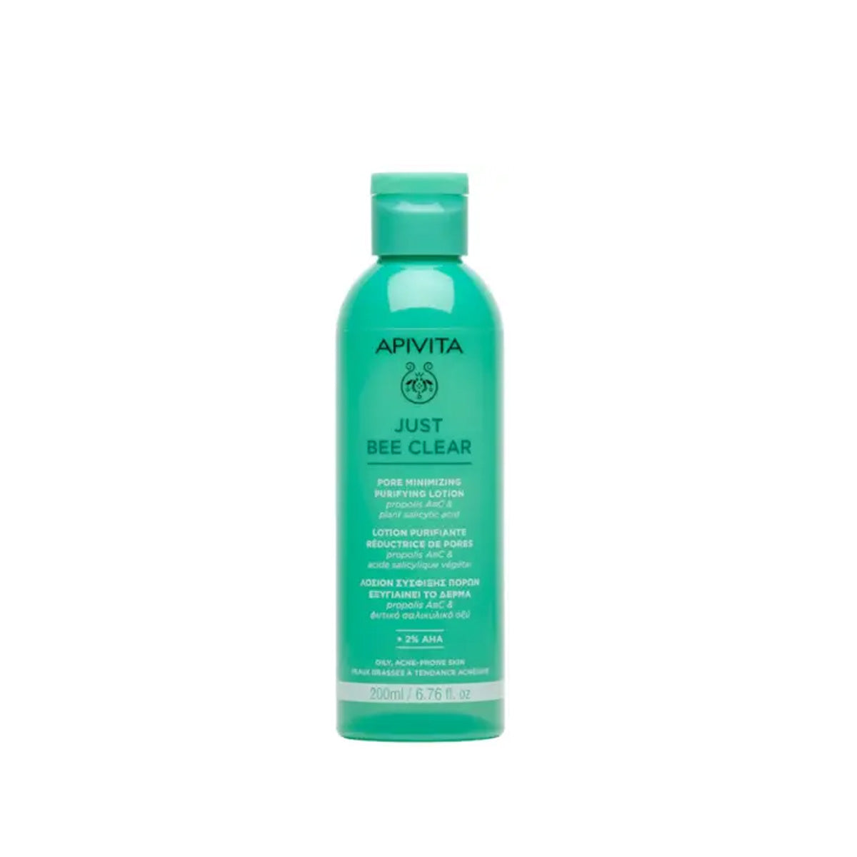 Just Bee Clear lozione purificante minimizzante i pori, Apivita, 200 ml