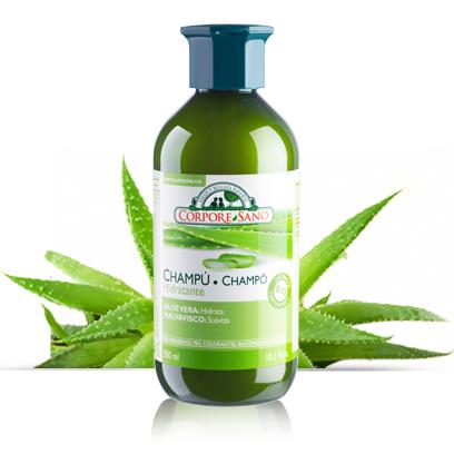 Feuchtigkeitsspendendes Shampoo mit Aloe Vera und Eibisch Corpore Sano 300 ml