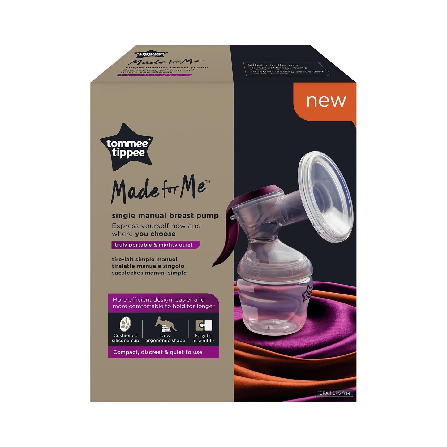 Made for Me Tommee Tippee Manual Breast Pump