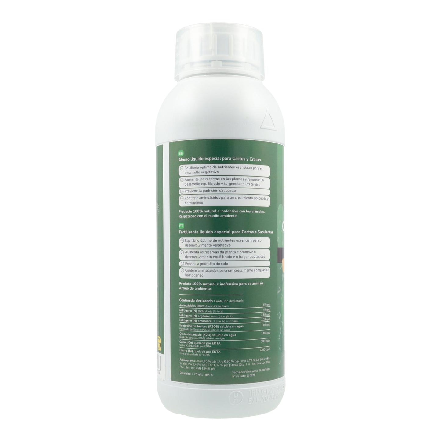 Cactus en Crasas Vloeibare Meststof Planeta Huerto 1 l