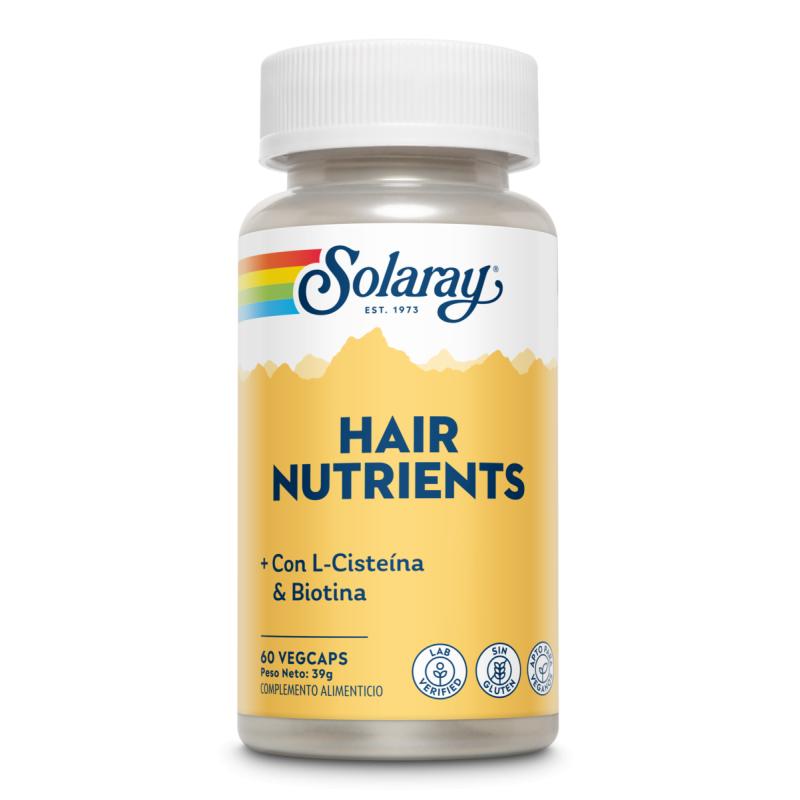 Hair Nutrients Solaray, 60 gélules