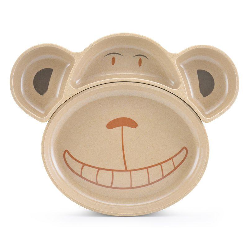 Kinder-Teller mit Tiermotiven Husk's Affe-Teller (2 Stück)