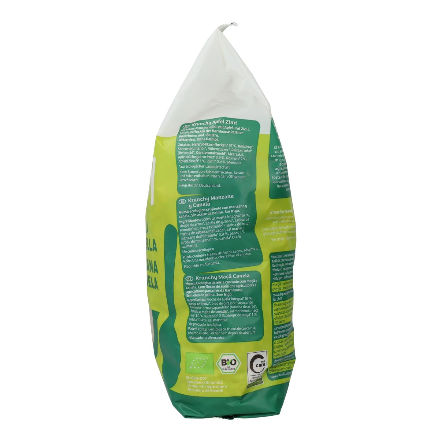 Müsli Krunchy Apfel und Zimt BIO Barnhouse 750 g