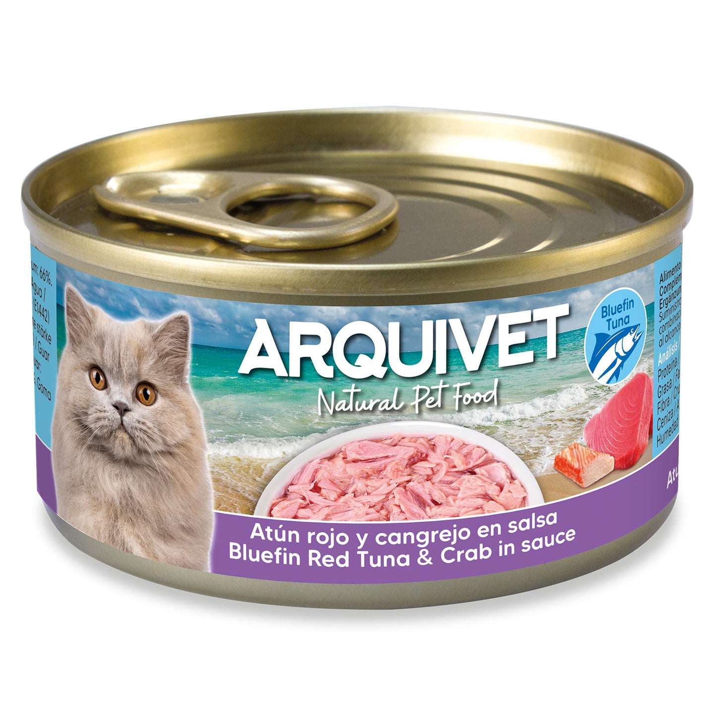 Arquivet Bluefin Tuna and Crab in Sauce 80 g Wet Cat Food