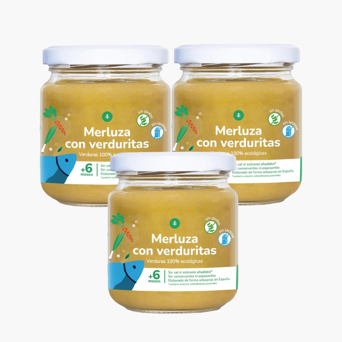 3x Paquet de colin aux légumes Colin et légumes du jardin Planète 180 g