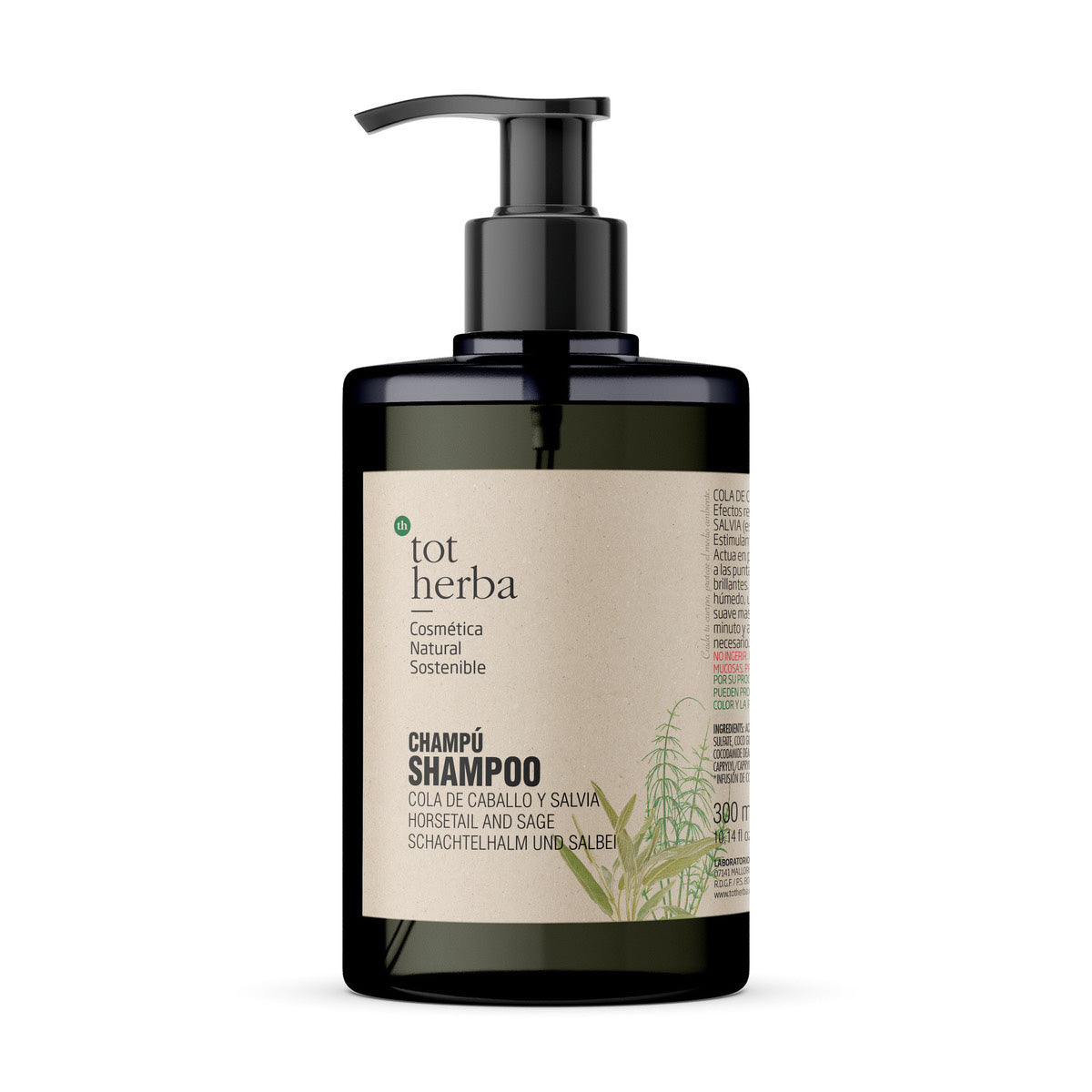 Szampon z wyciągiem z skrzypu polnego i szałwii, Toto Herba, 300 ml