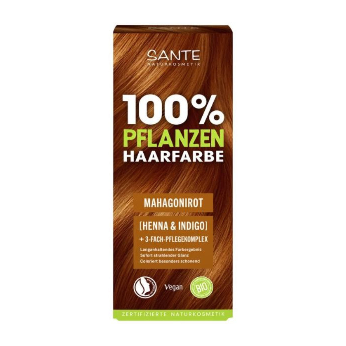 Pflanzlicher Farbstoff 07 Mahogany Red Sante 100 g