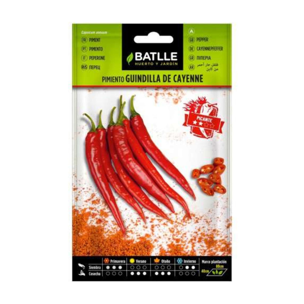 Red Cayenne Chilli Pepper Seeds Batlle