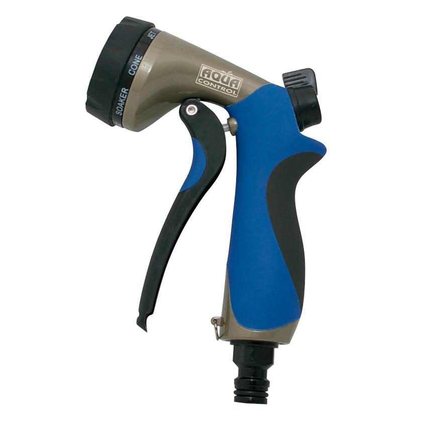 Aquacontrol 7-function metal/rubber watering gun