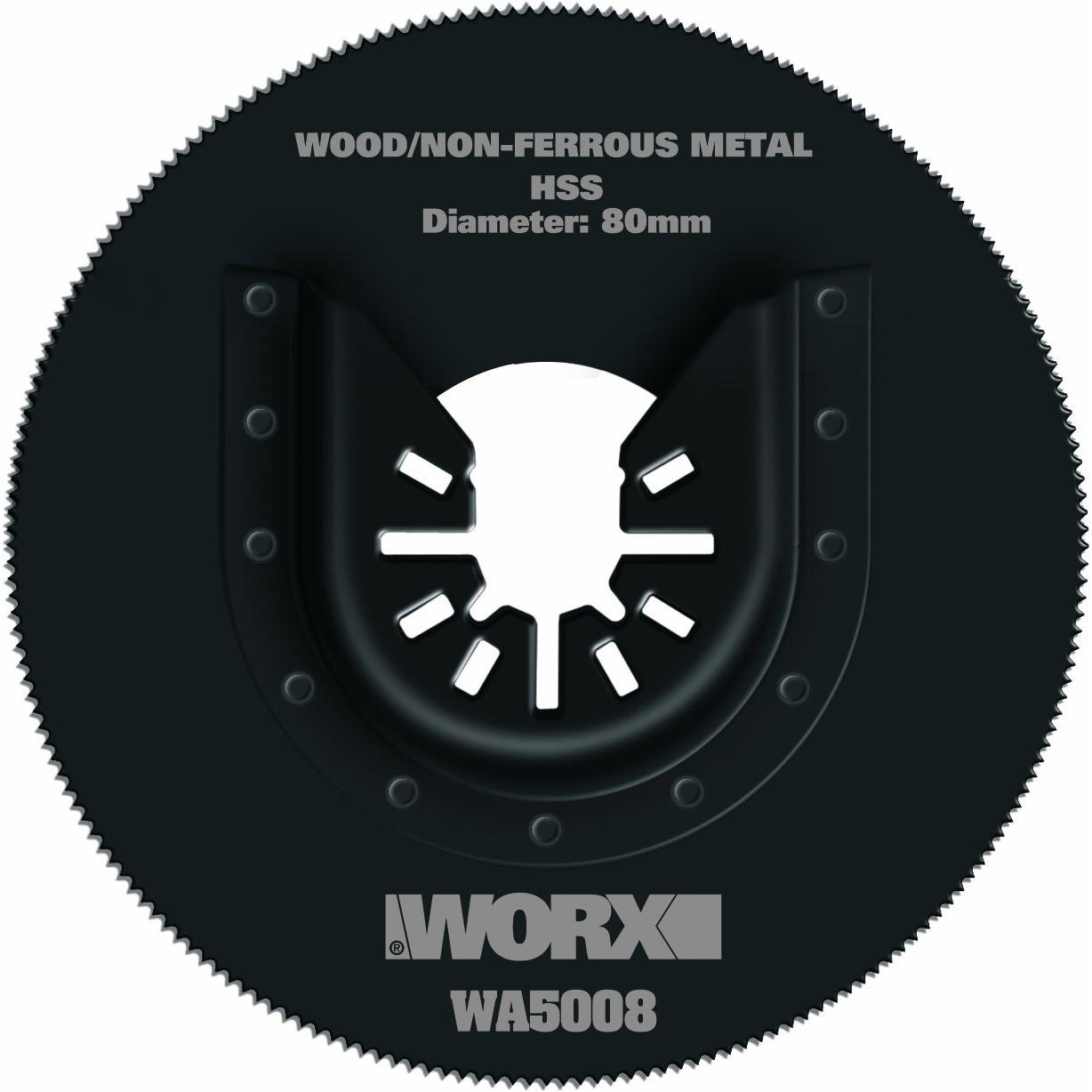 Hoja para sierra circular HSS 80 mm - Worx