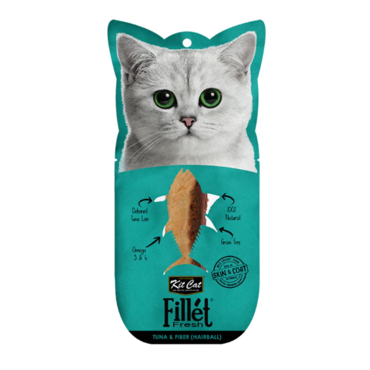 Kit Cat FilletFresh – Tonfisk och fiber 30 g Naturligt snacks för katter
