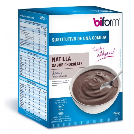 Crema sostitutiva al cioccolato Biform, 6 bustine