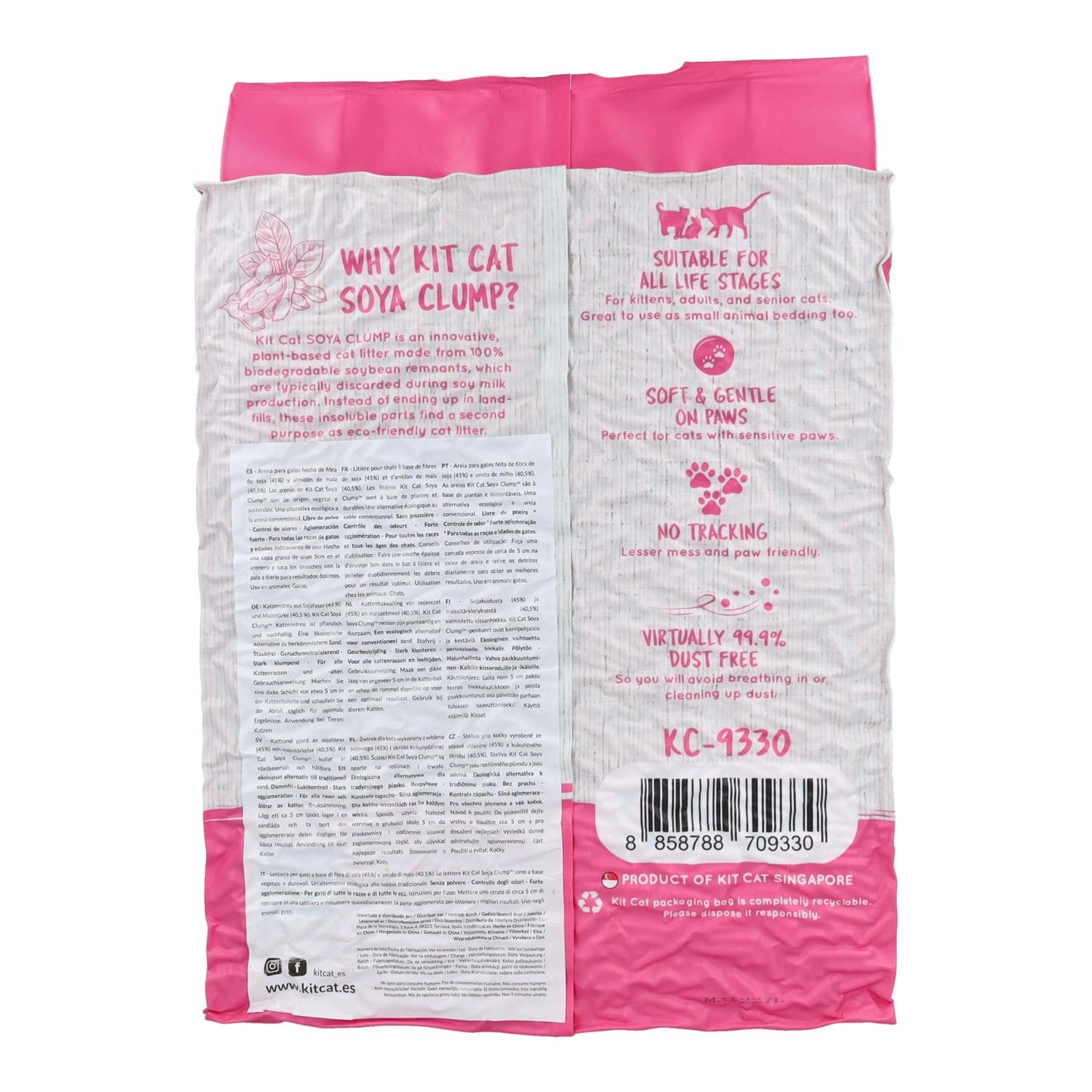 Zestaw Cat Arena Eco SoyaClump - Strawberry 7 L Żwirek dla kotów