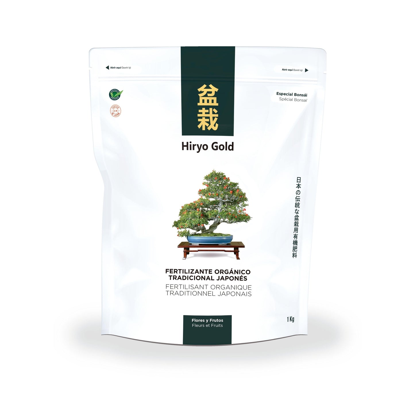 Bonsai-meststof Bloemen en Vruchten 350 g HIRYO-GOLD 350 g