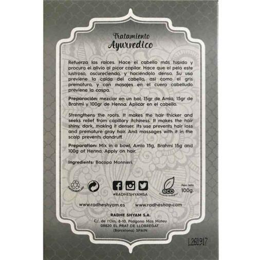 Ajurwedyjska kuracja do włosów Brahmi Rhade Shyam 100 g