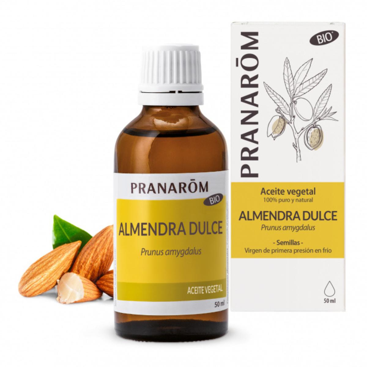 Biologische zoete amandelolie, Pranarôm 50 ml