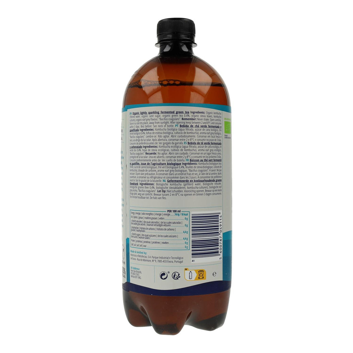 Bevanda Kombucha BIO originale Captain Kombucha 400 ml